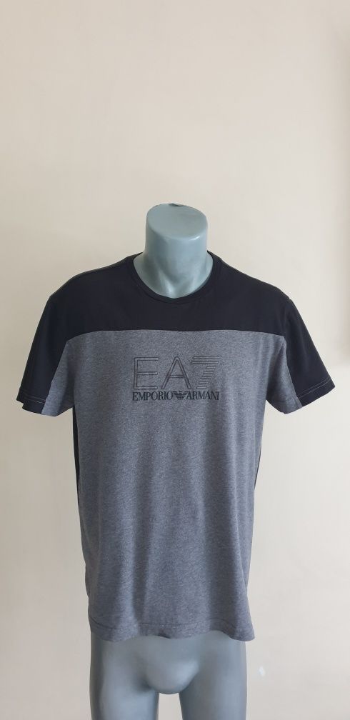 Emporio Armani EA7 Cotton Mens Size L ОРИГИНАЛ! Мъжка Тениска!