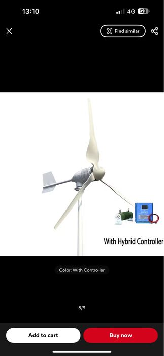 Eoliana  10kw  zi noua ambalata in cutie