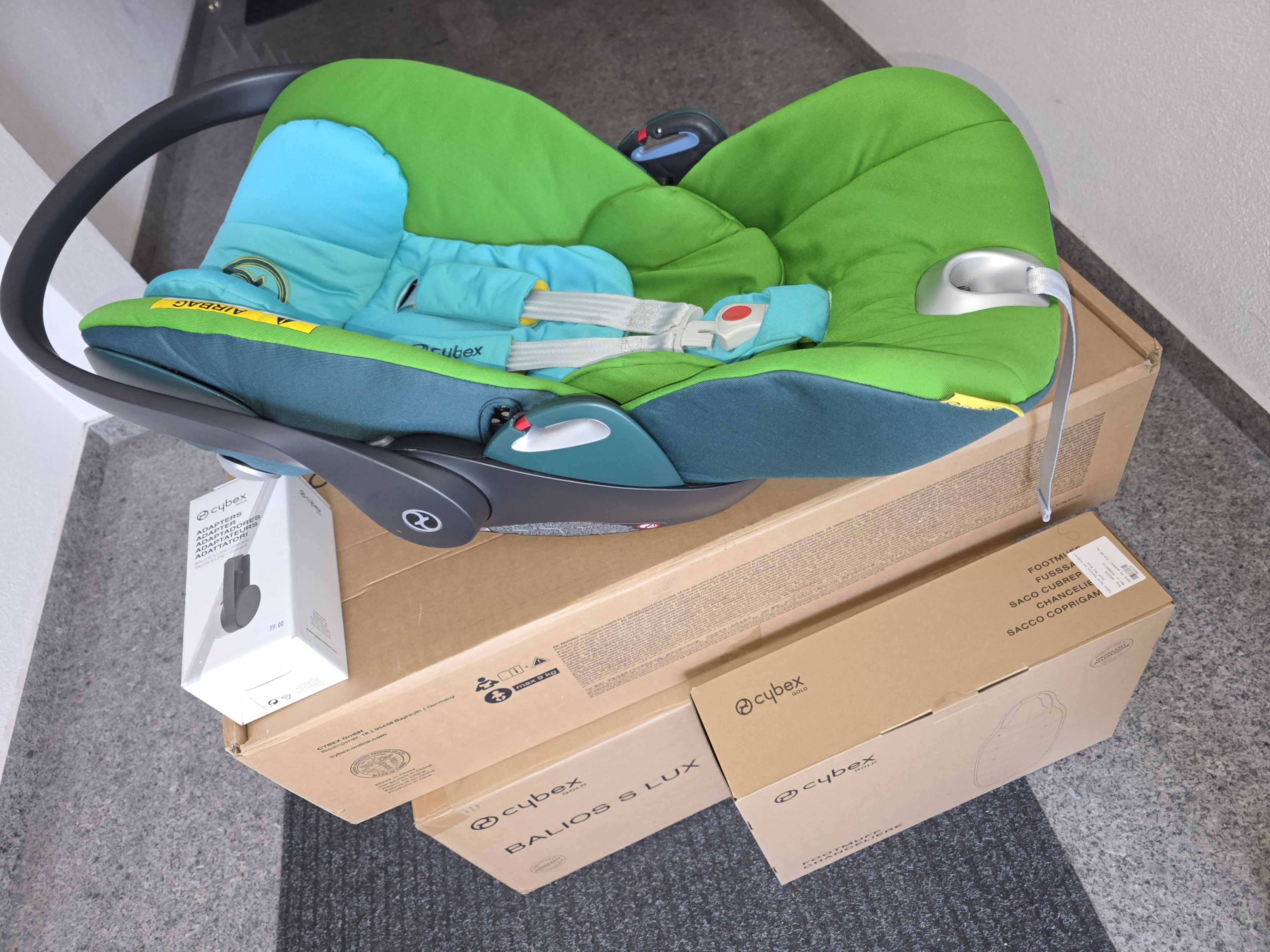 Cybex Balios Lux sky blue 2023 – ПЪЛЕН КОМПЛЕКТ!