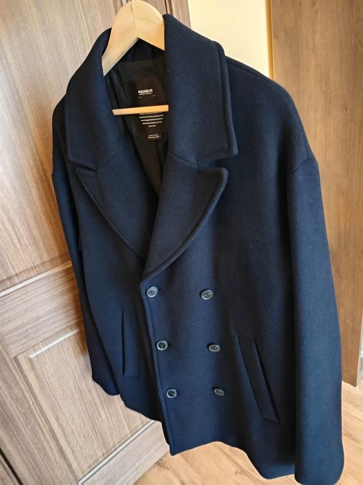 Palton bărbați bleumarin PULL&BEAR nou nefolosit