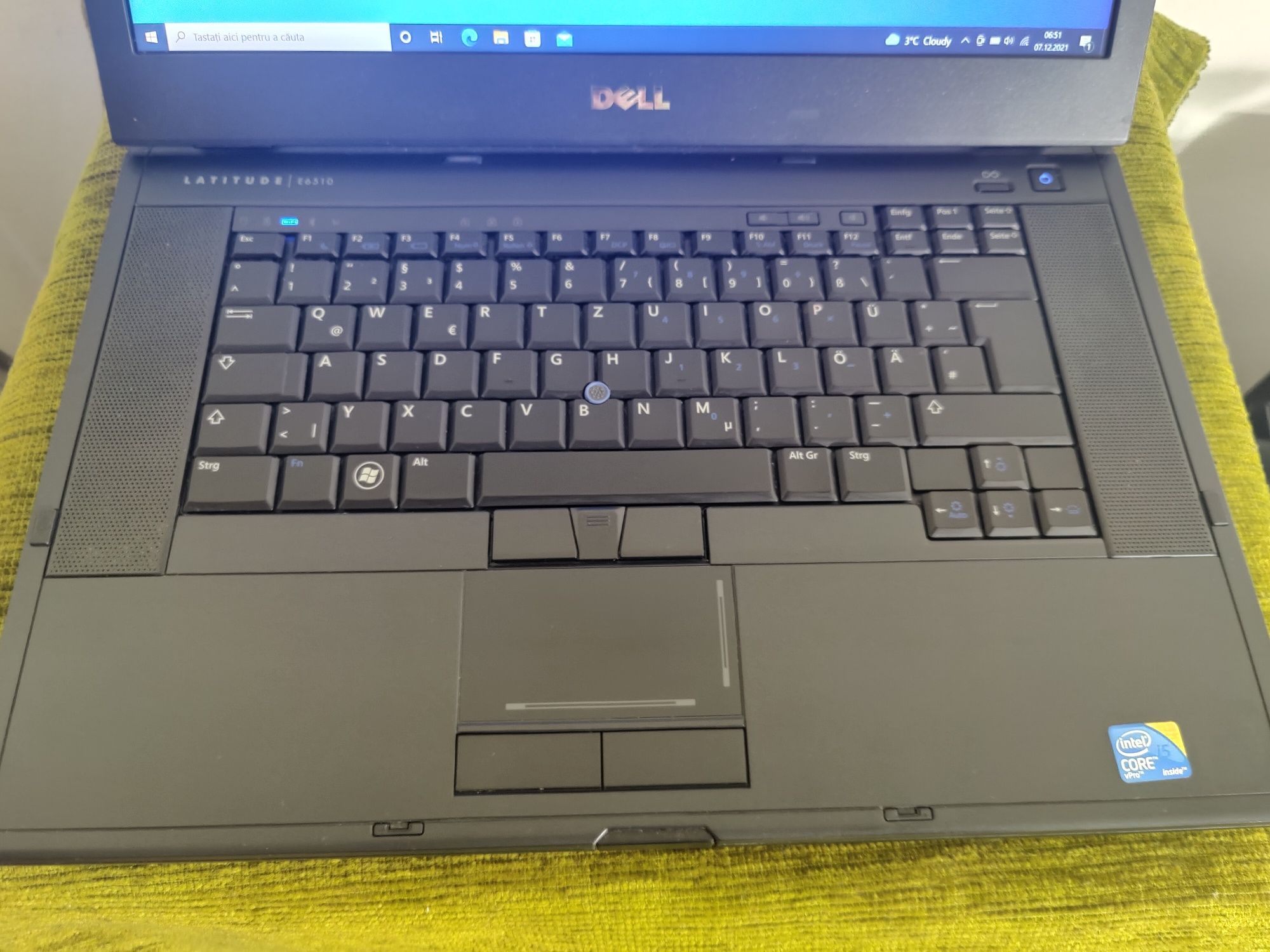 Laptop Dell E6510 15.6"FullHD, Core i5-560M 2,66-3.20GHz, 4 GB DDR3,