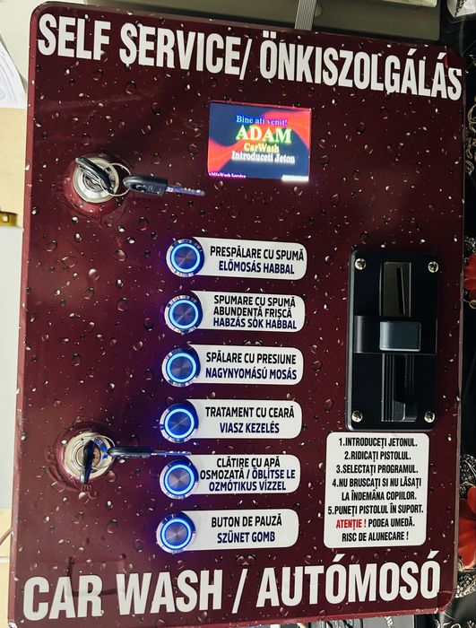 Automatizare SelfService Spalatorie auto