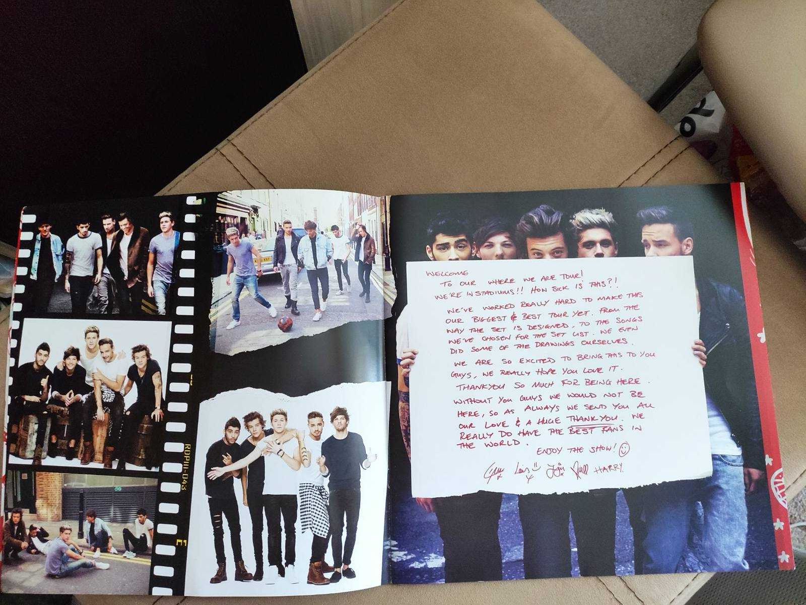 One Direction "Where We Are" Concert Tour Program/ 1D - Луксозна книга