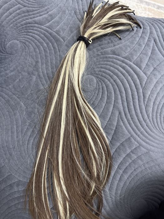 Натуральные капсульные волосы