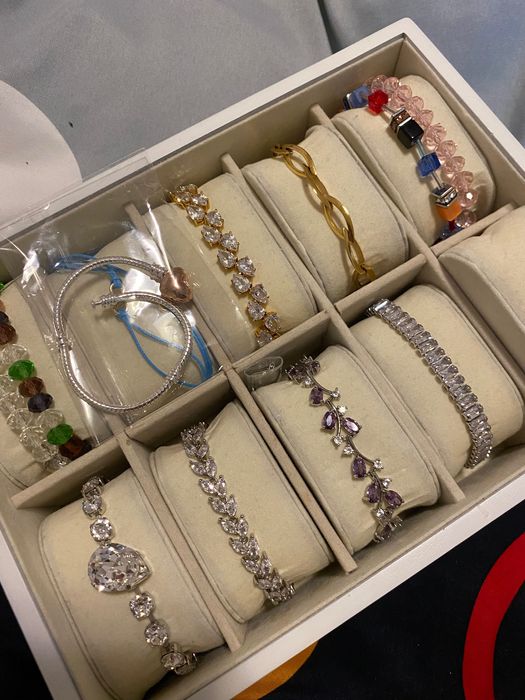 Cercei seturi argint cu cristale Swarovski