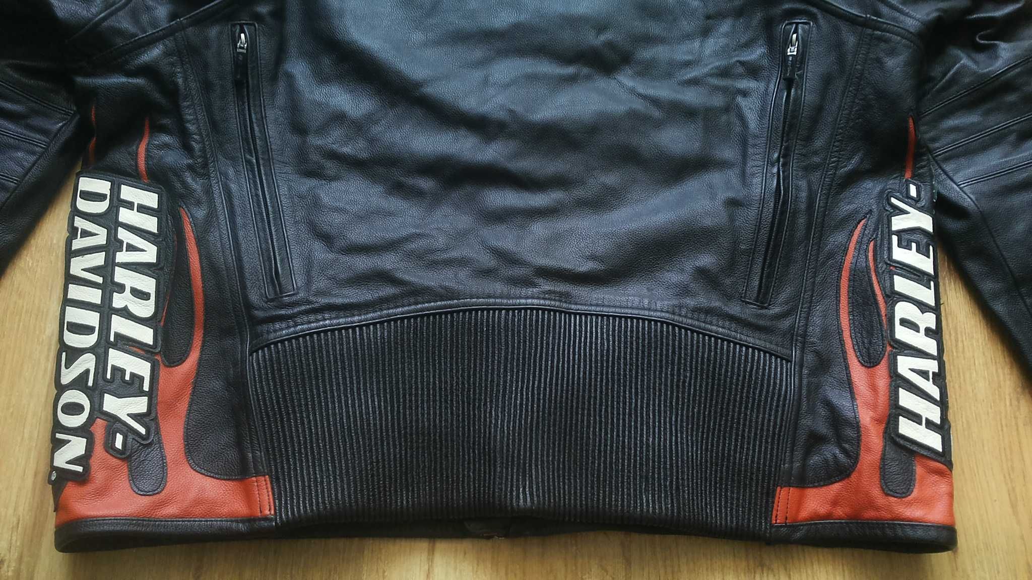 HARLEY DAVIDSON Racing Leather Jacket размер 3XL мото яке 8-27