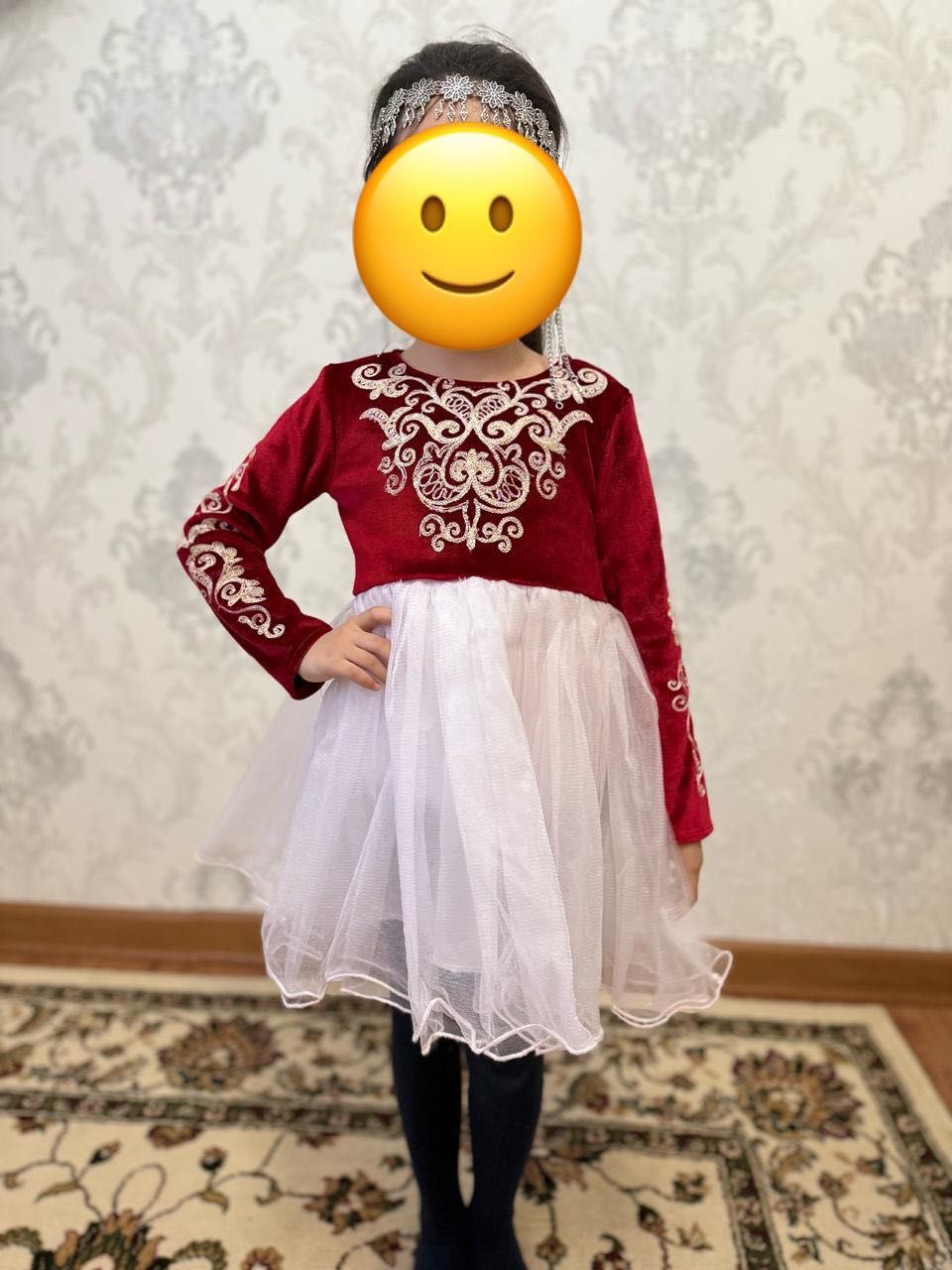 Национальное казахское платье на девочку