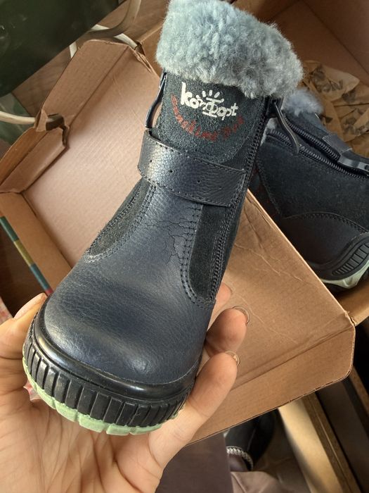 Сапожки детские кожа