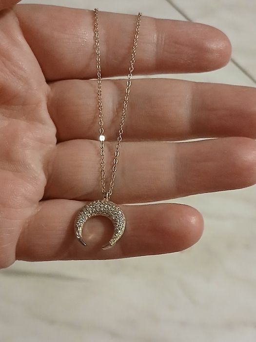 Lănțișor argint suflat cu aur