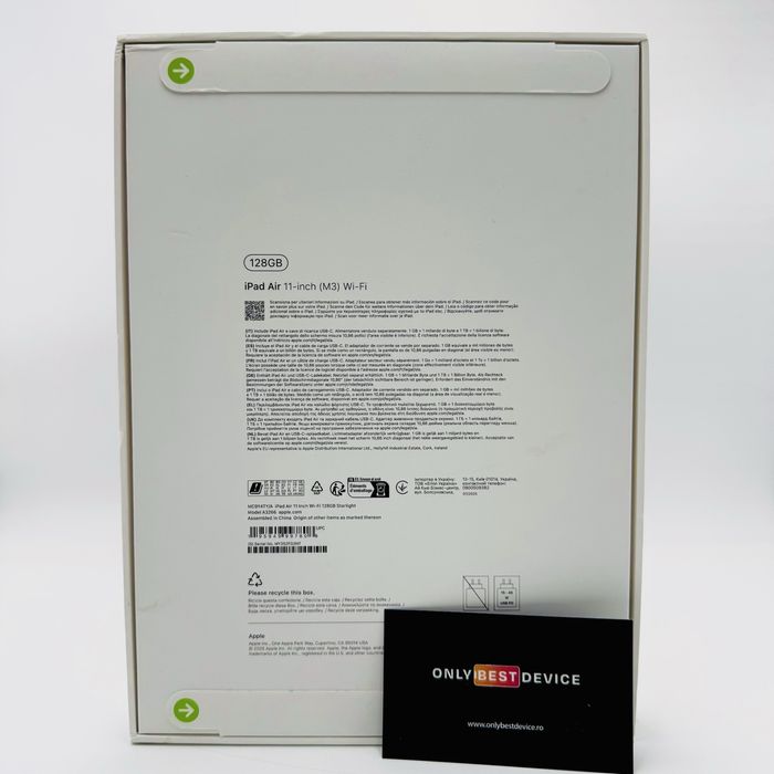  iPad Air 11-inch M3 wi-fi 128GB Starlight