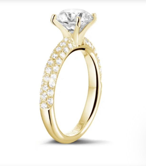 Inel Aur 18k Diamante naturale 1.5CT, pret fix