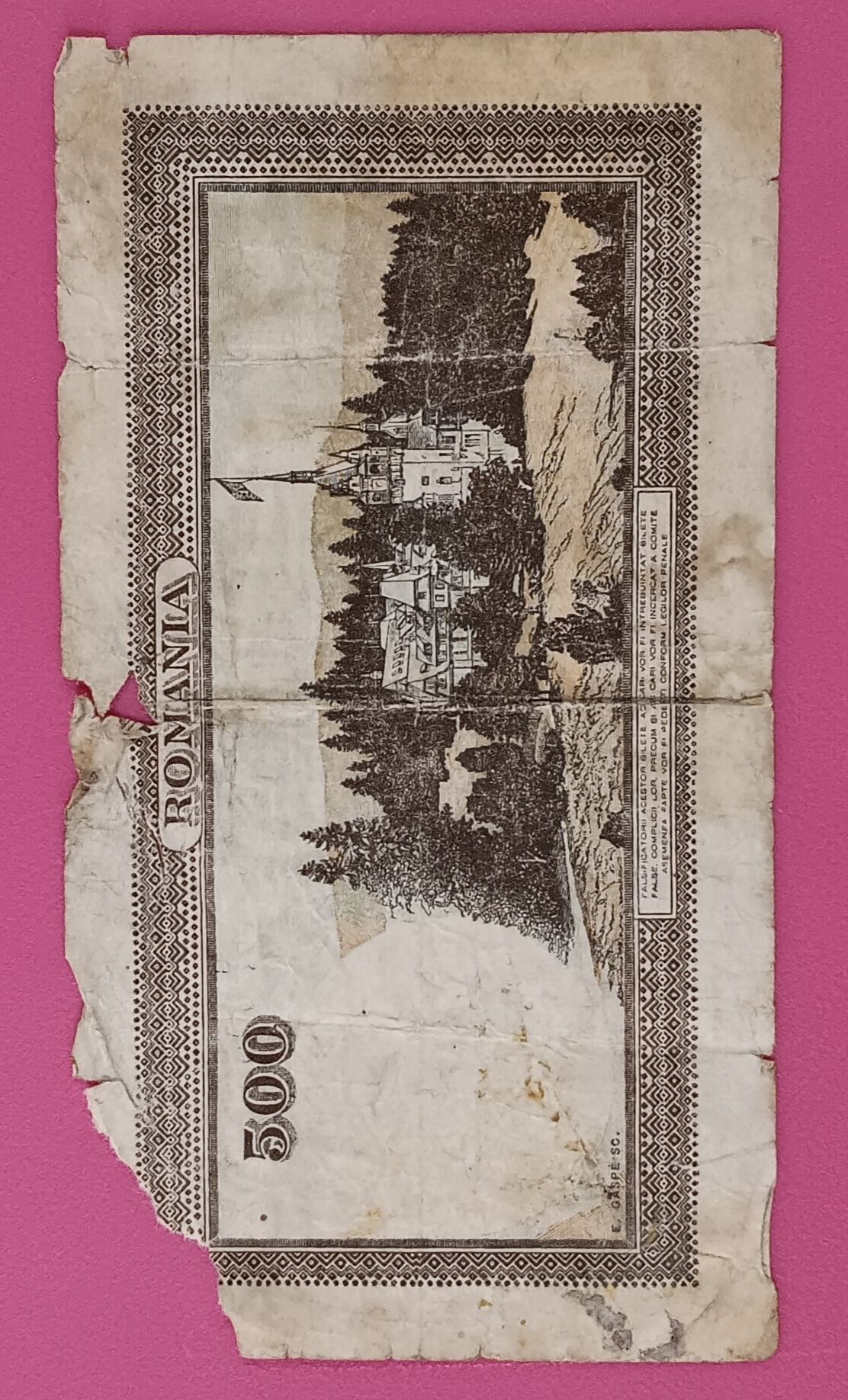 Vand bancnote rare