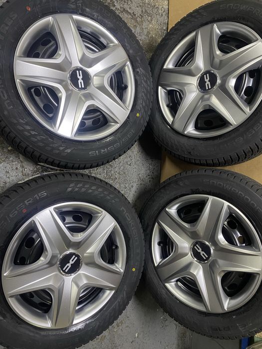 Jante roti iarna 15 Dacia Logan/Sandero/Stepway 185/65R15 Nokian NOI