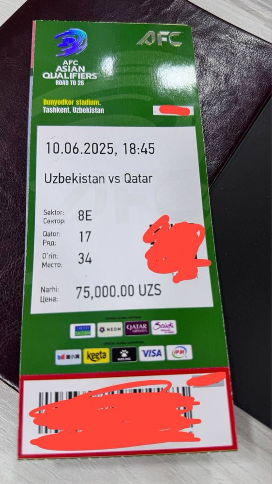 Futbol Bilet sotiladi