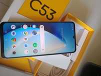 Vând telefon Realme C 53,nou nouț la cutie,vine cu husa, cablu, cutie.