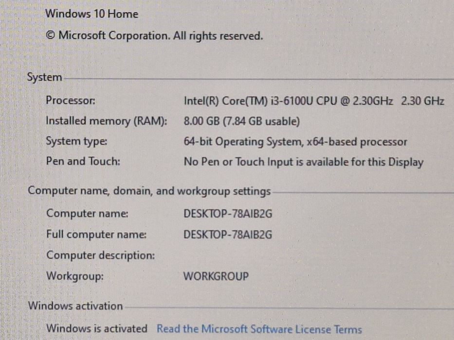 vand laptop Hp Pavilion 17..17"..i3 6100..8 Gb..Video 2 Gb..Hard 1 TB