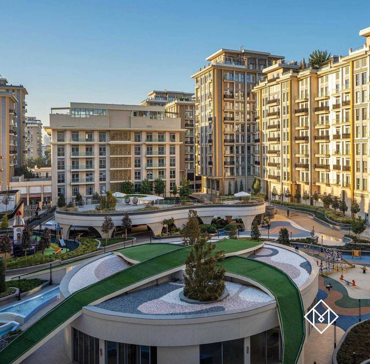 ЖК Mirabad Avenue Первая Линия 3х ком вид во двор