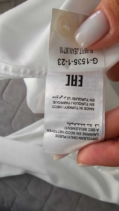 Camasa alba bumbac - non iron - potrivita si pt. birou