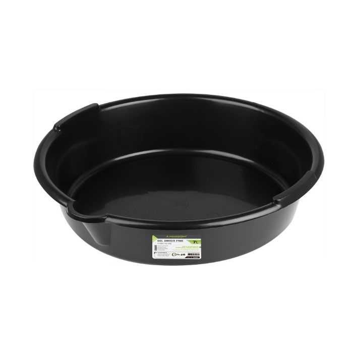 Вана за източване на масло Automat, 7 литра, PVC вана, Черен