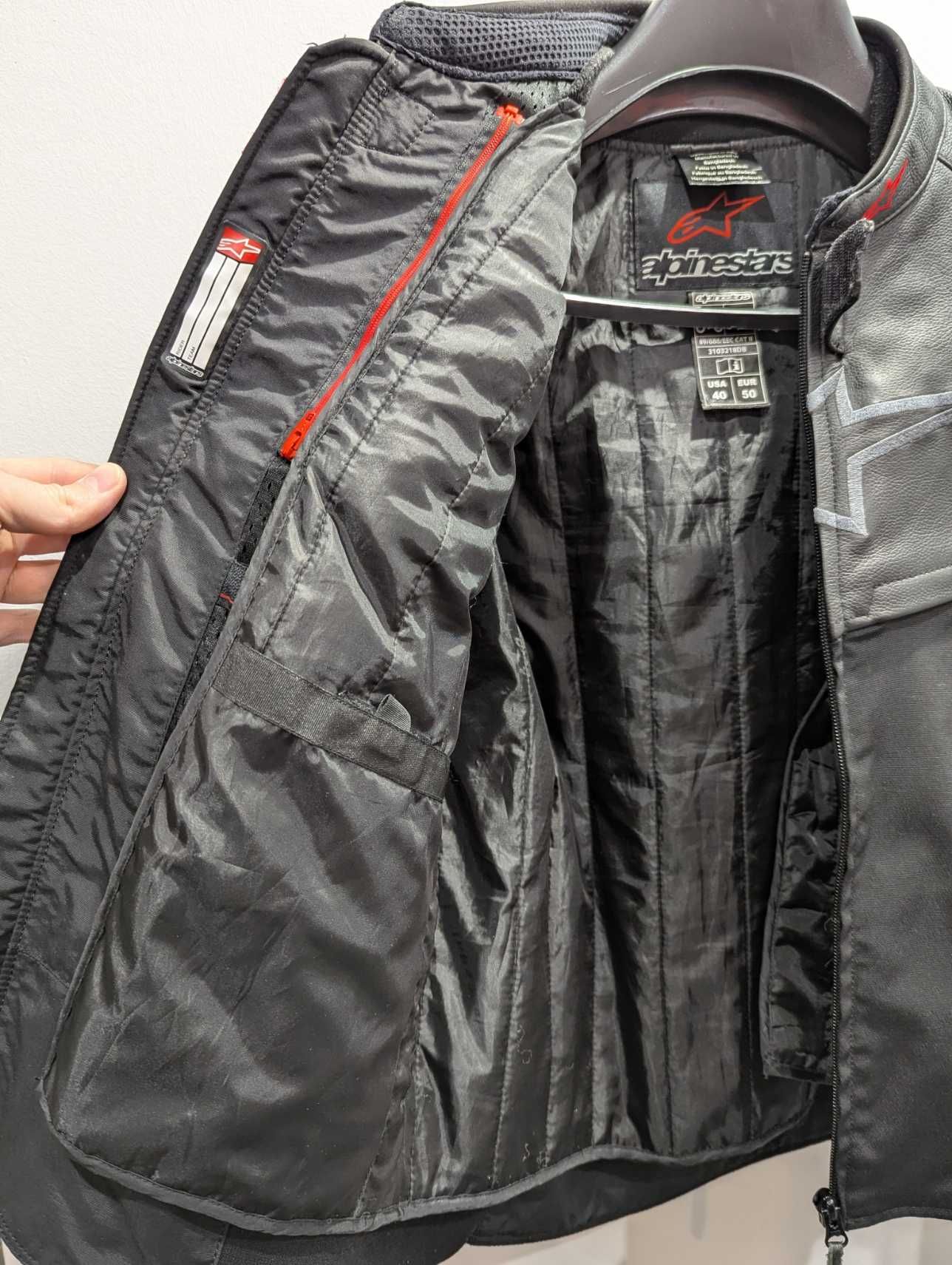 Geaca moto piele/textil Vara Alpinestars SP-X, marime 50