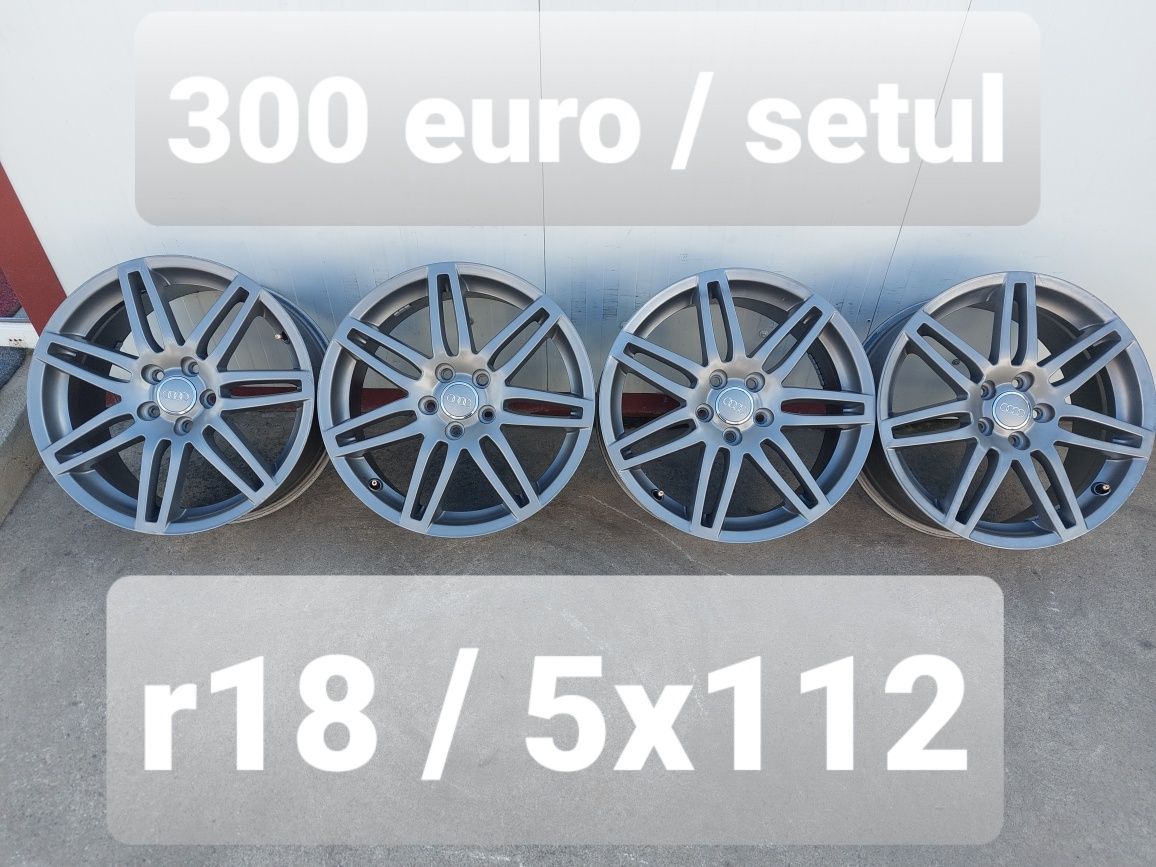 Jante aluminiu originale r18 / Audi Vw Skoda Seat / 5x112