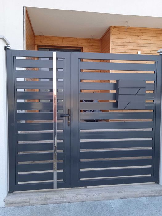 Balustrade inox sticlă porți garduri fier inox aluminiu terase metal