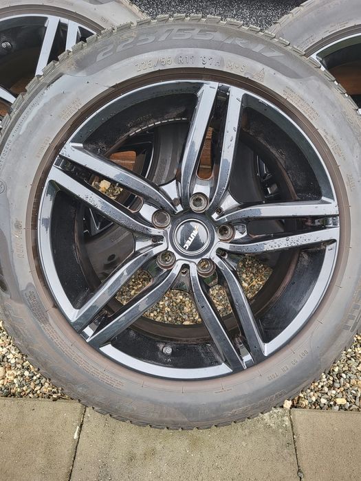 Jante aliaj BMW X1   225/55/R 17 pirelli RunFlat + senzori presiune