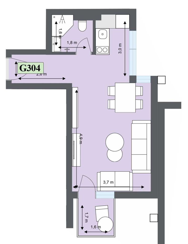 Продава се Едностаен апартамент в Банско - 49 кв.м за 545 €/кв.м - Снимка #1
