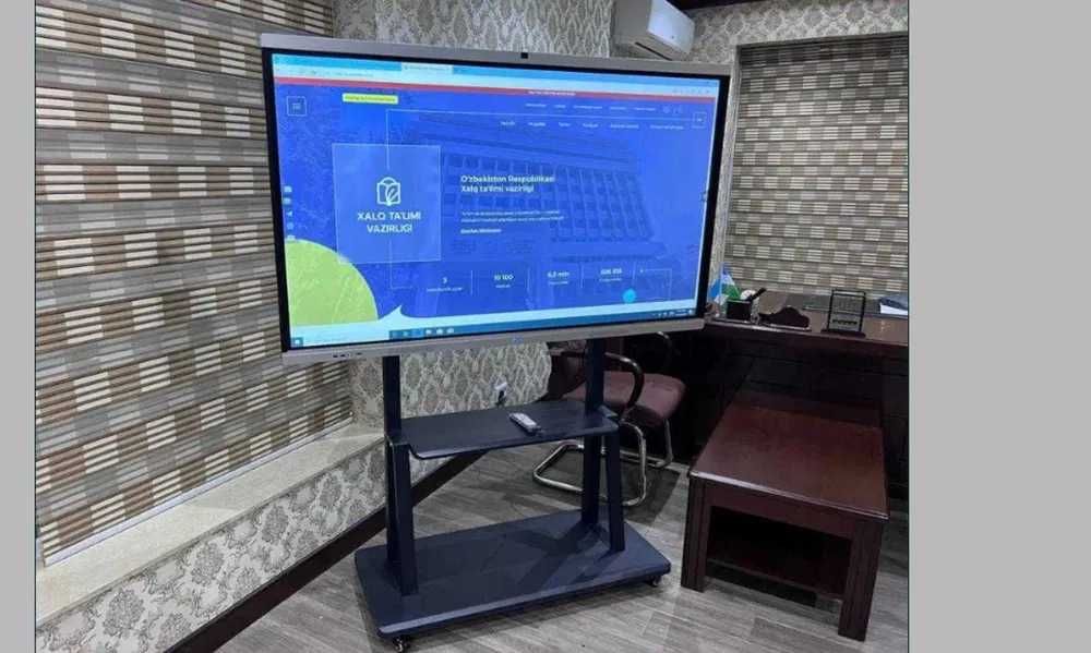 Интерактивный панель 65 сенсорная доска 4K Android 8GB/256GB установка