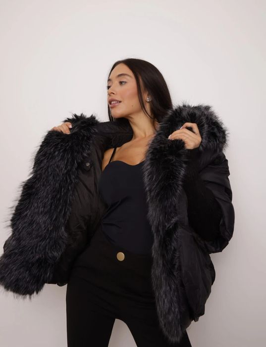 Дамско зимно яке с пух