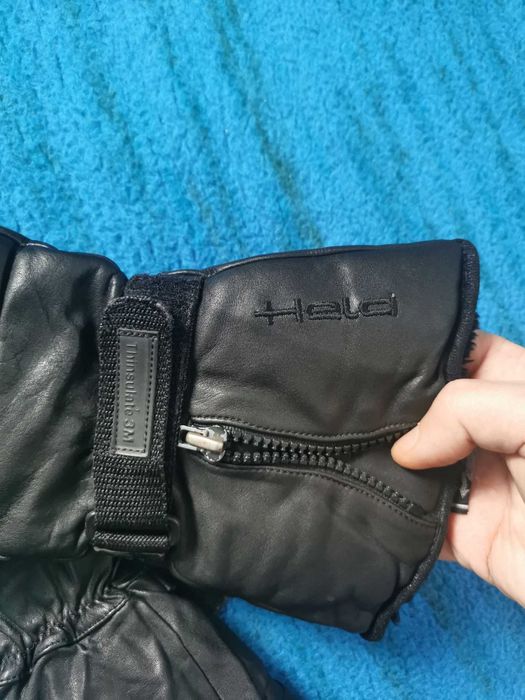 Combinezon Swedemount 150 si manusi Held L piele bike