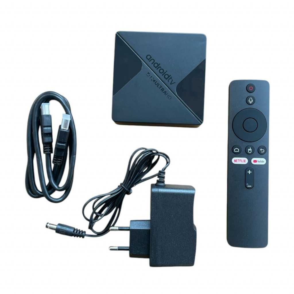 TV Box Onn 4K Pro, H313, с Google TV, Android 14, 3GB RAM, 32GB