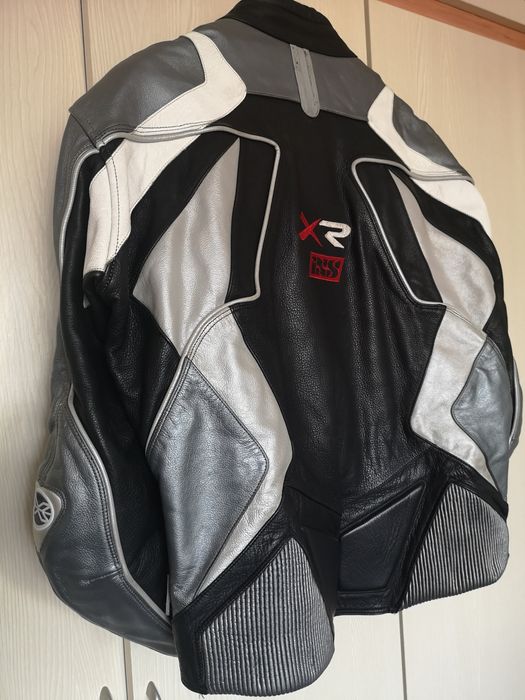 Geaca jacheta moto  IXS piele naturala impermeabila