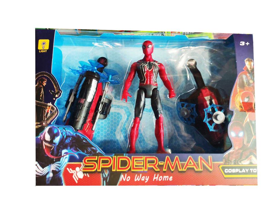 Спайдърмен ръкавици 2 броя + фигура ,ръкавица спайдърмен,spiderman