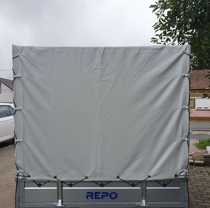 Remorca Repo QED cu Prelata L3x1l,6xh1,5m 750kg