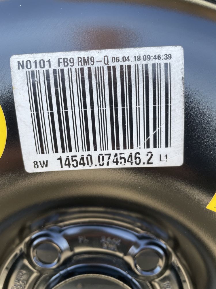 Rezerva slim Audi A4 A5 A6 A7 Originala Noua Bmw x1 G30 5 x112 R 19