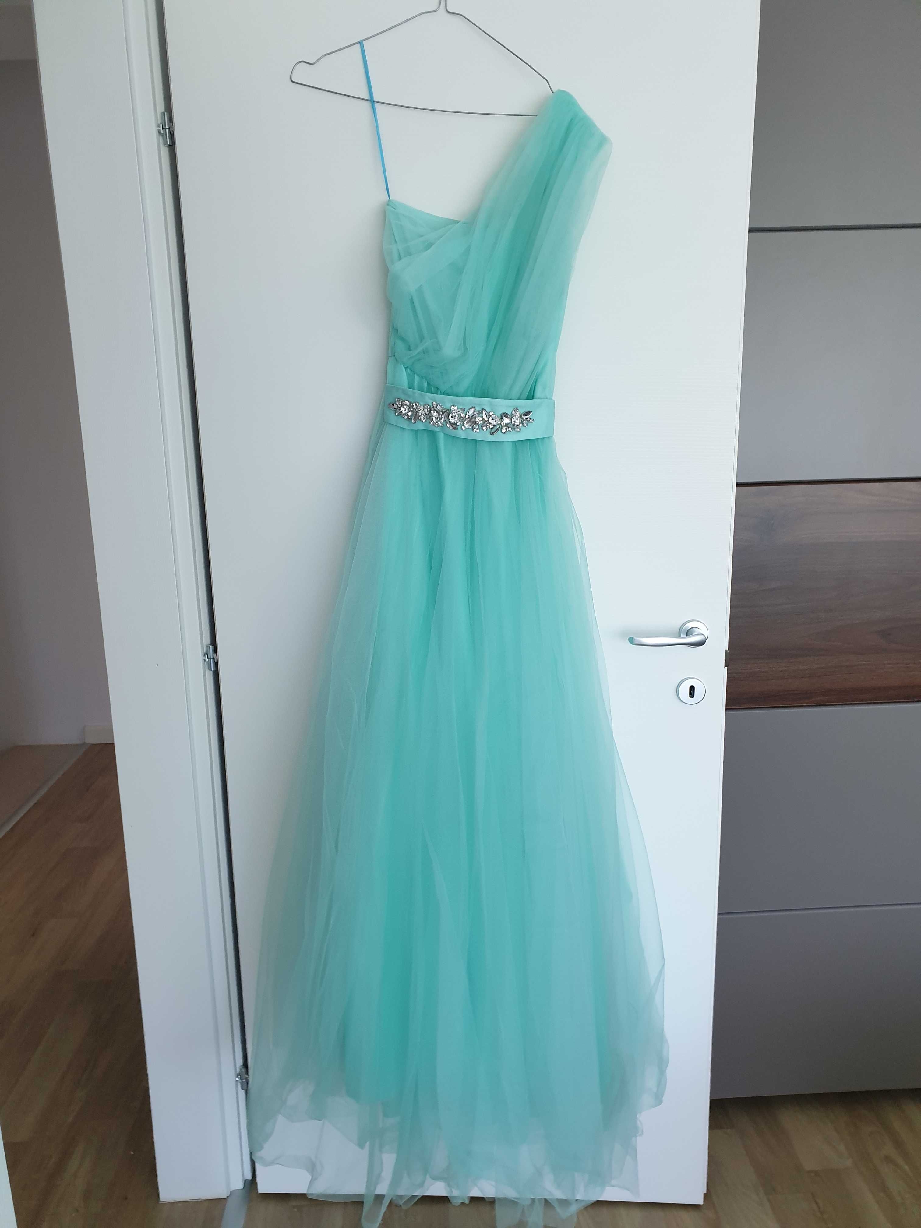 Rochie tulle verde mint