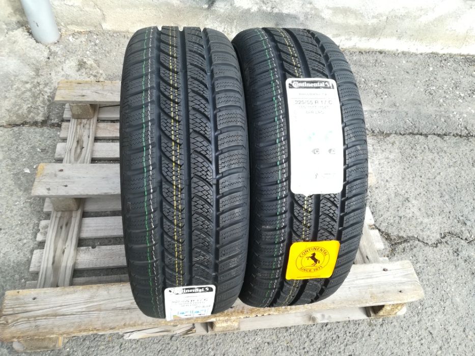 225/55/17 С Континентал ДОТ 2018 г - ЧИСТО НОВИ - БУСОВИ !