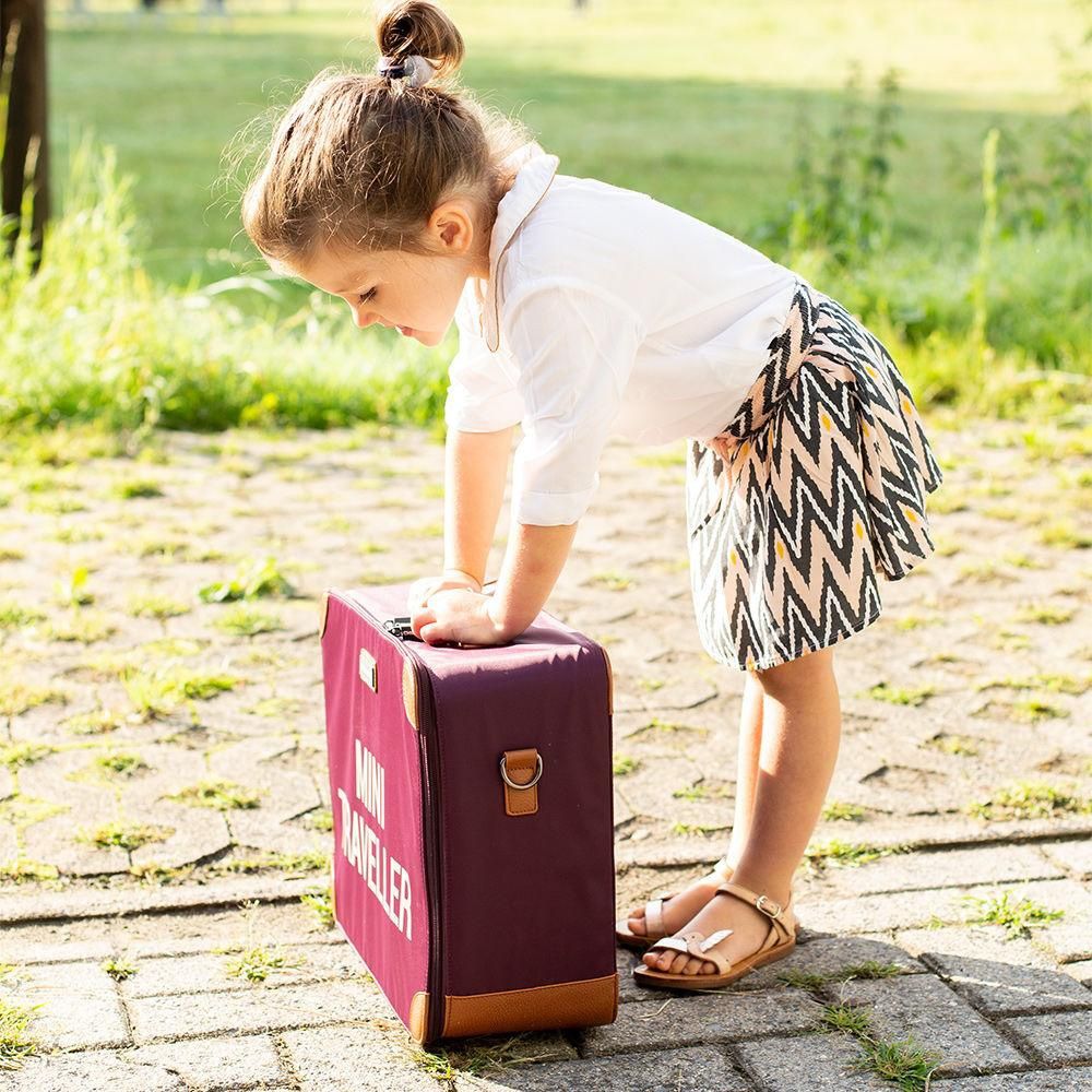 Childhome дизайнерски куфар за деца, бордо