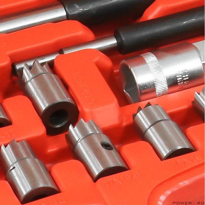 Trusa 17 freze pentru refacere scaun Injector, set universal pt