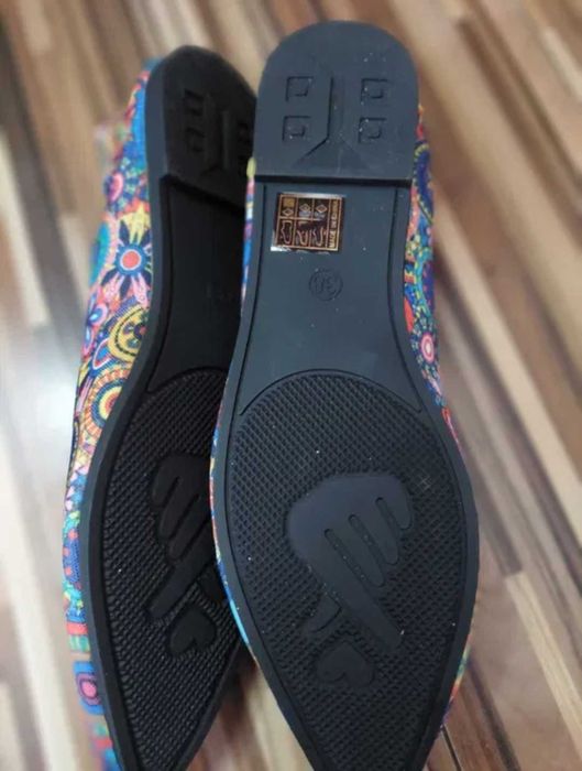 Pantofi casual motiv oriental 38