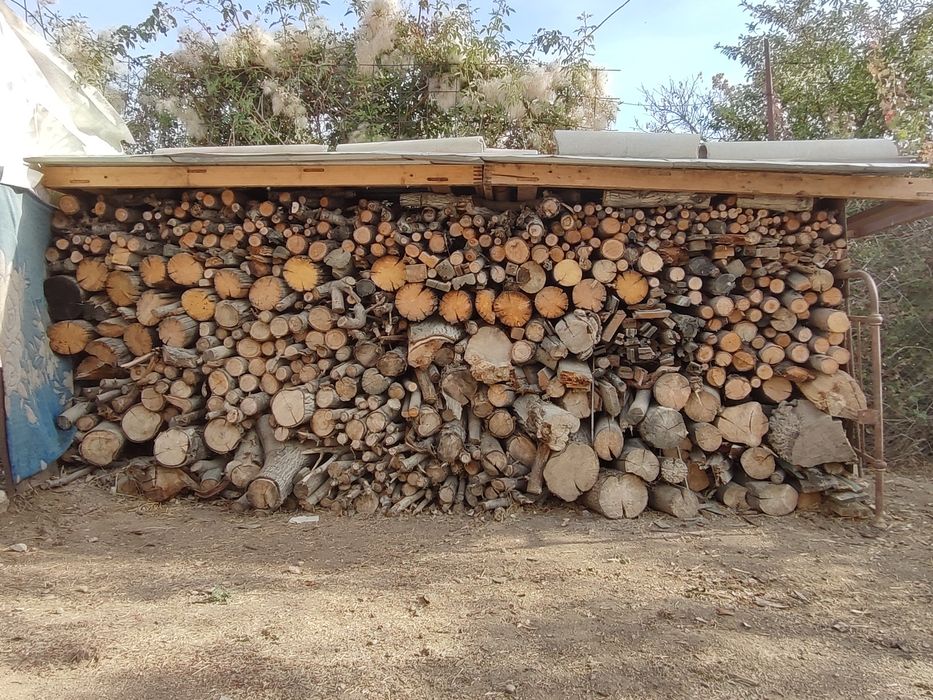 Дрова сухие из фруктовых деревев