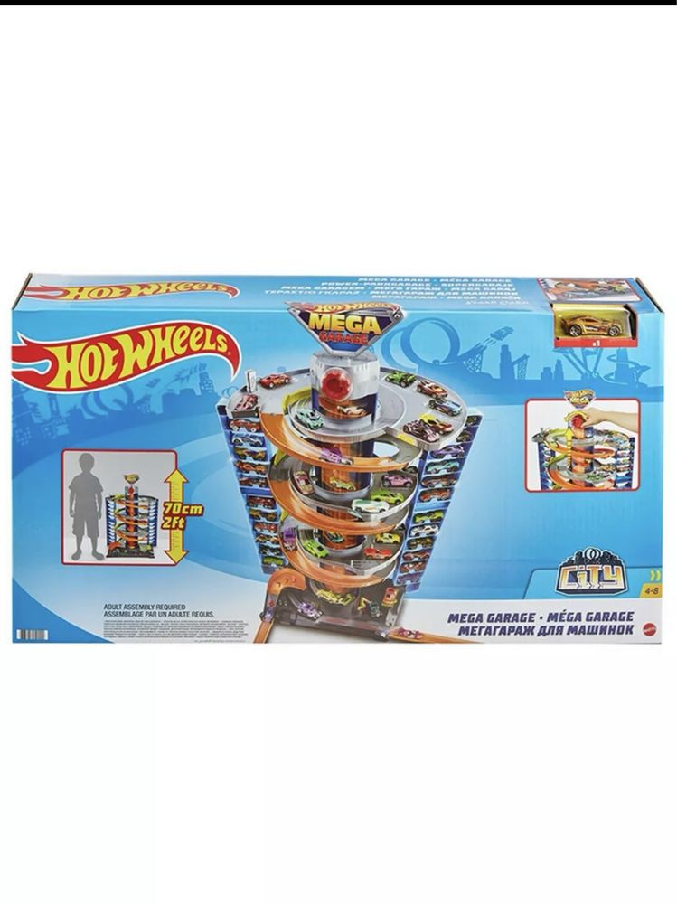 Мега парковка  от хотвилс HOT WHEELS оригинал дорога