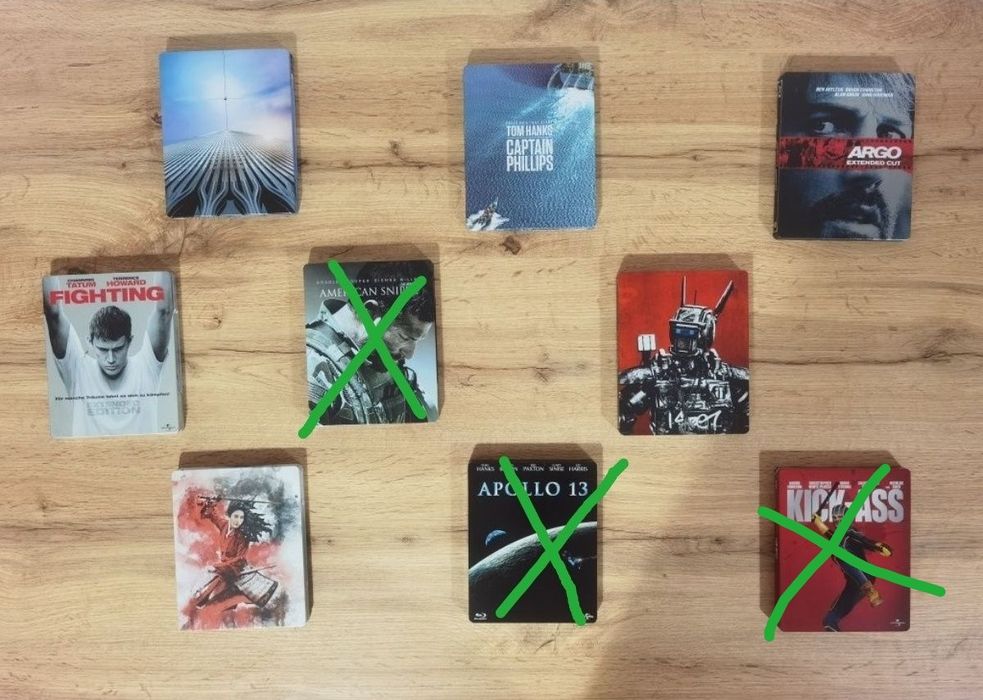 Steelbook bluray The Walk Argo Chappie Mulan Captain Phillips Fighting