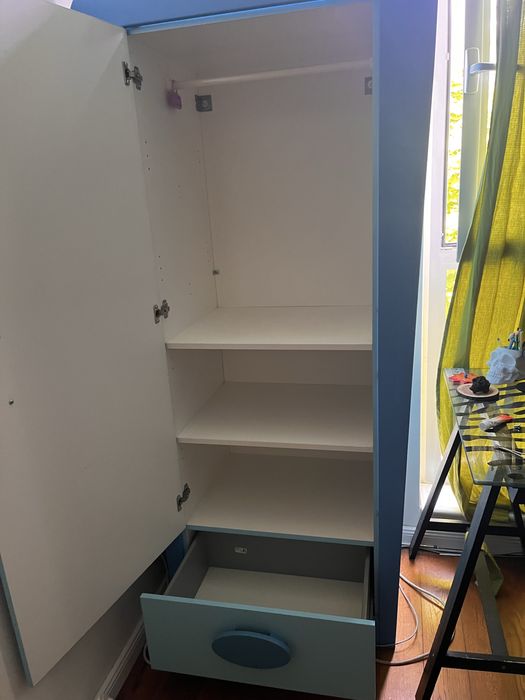 Ikea син детстки шкаф МНОГО добро състояние