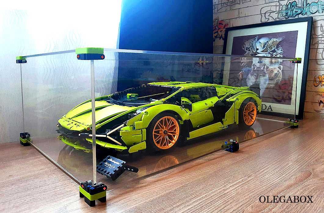 Акриловый бокс для Lego Technic Lamborghini Sian! Новый!