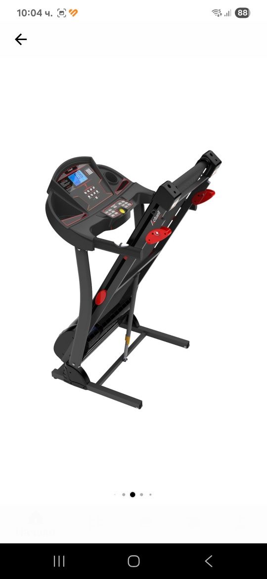 Бягаща пътека Actuell t2000i, Електрическа, Bluetooth, FitShow, Kinoma