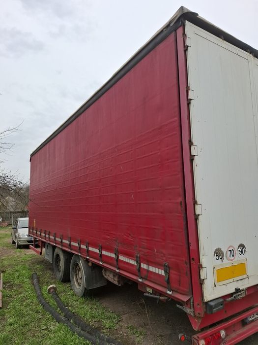 Remarca tandem si bena pentru camion 120m3