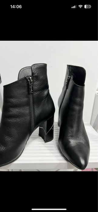 Botine piele naturala Capricia