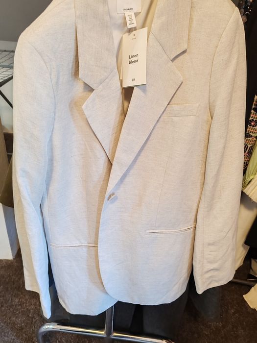 Sacou de Damă H&M Linen BLEND